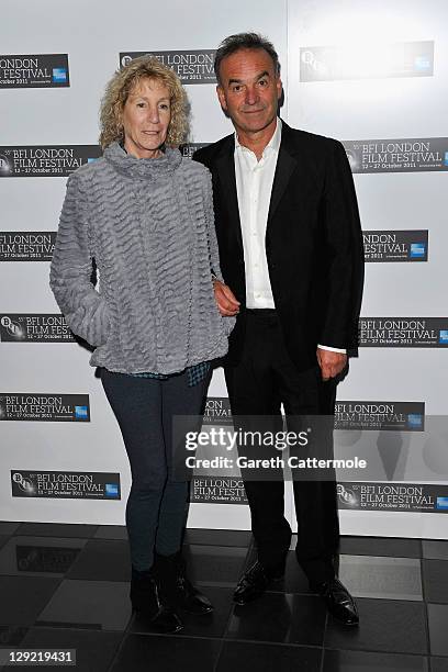 Directors Joan Churchill and Nick Broomfield attend the "Sarah Palin - You Betcha!" premiere during the 55th BFI London Film Festival at the Vue West...