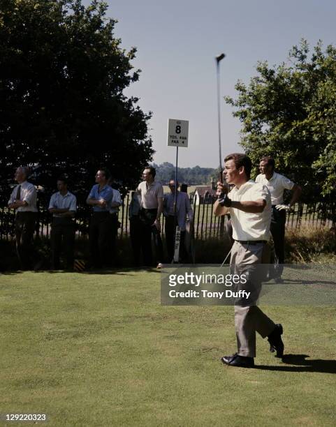 Tony Jacklin of Great Britain circa 1968 at The Wentworth Golf Club in Virginia Water, United Kingdom.