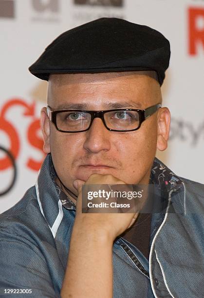 Rafa Lara during the press conference to present the movie Labios Rojos in Cinepolis Plaza Universidad on 04 october, 2011 in Mexico City, Mexico.