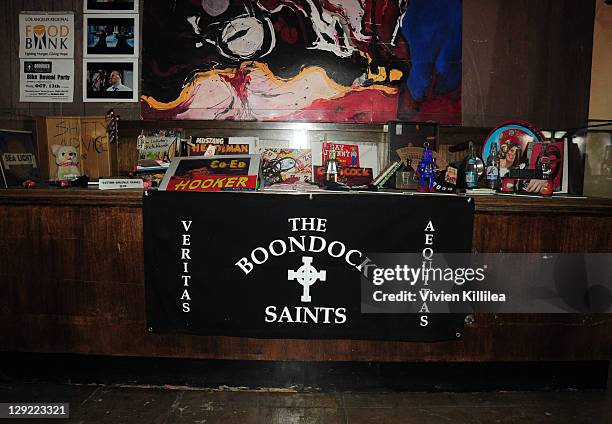 General view at "The Boondock Saints" Bike Benefit at Tuff Sissy & Co on October 13, 2011 in Los Angeles, California.