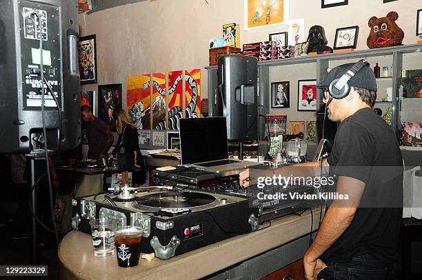 General view at "The Boondock Saints" Bike Benefit at Tuff Sissy & Co on October 13, 2011 in Los Angeles, California.