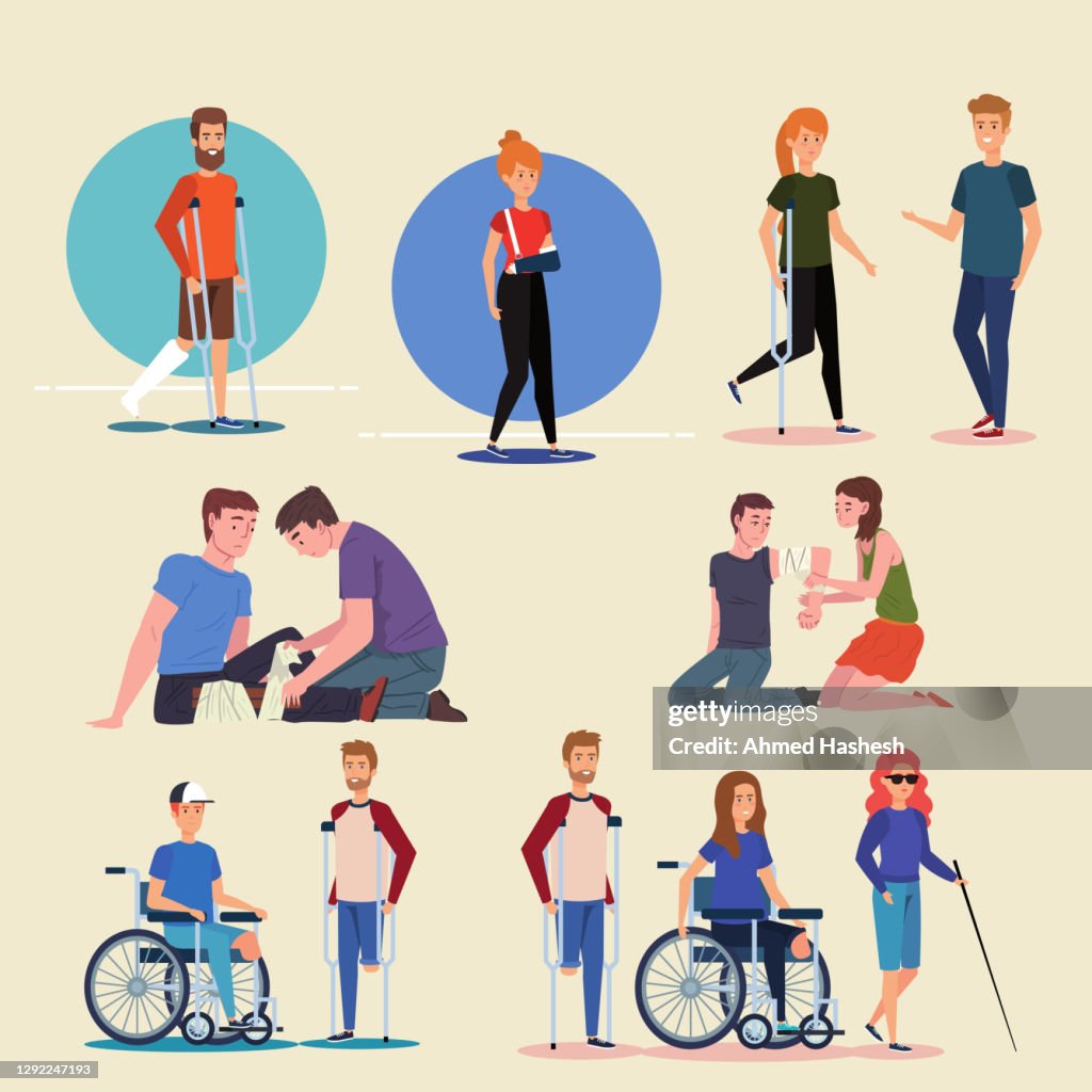 A Set Of Disabilities High-Res Vector Graphic - Getty Images