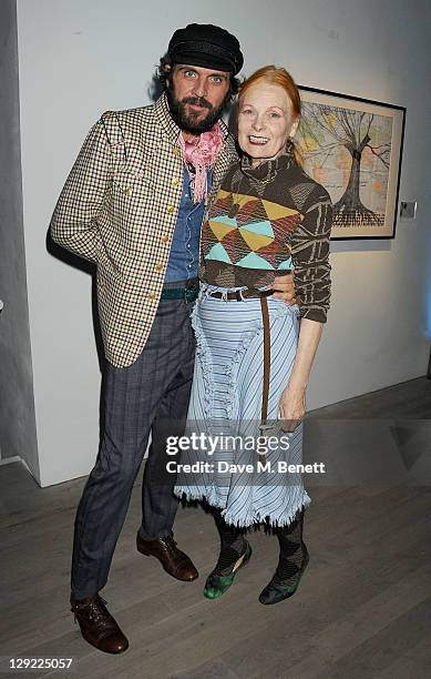 Andreas Kronthaler and Dame Vivienne Westwood attend 'Arts For Human Rights', the inaugural Bianca Jagger Human Rights Foundation Gala supported by...