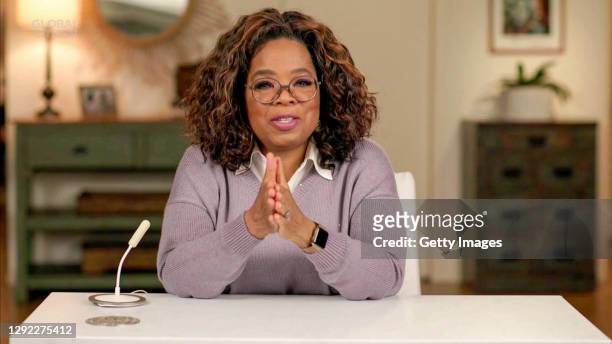 In this screengrab released on December 19th Oprah Winfrey during Global Citizen Prize Awards Special Honoring Changemakers In 2020 Shaping The World...