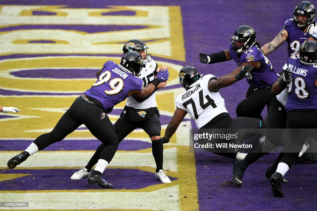 Jacksonville Jaguars v Baltimore Ravens