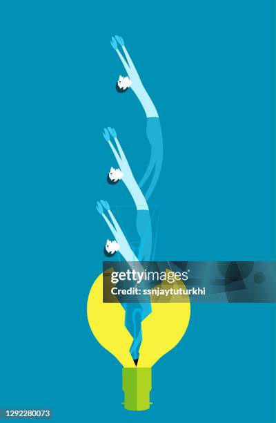 success, - skyline stock illustrations