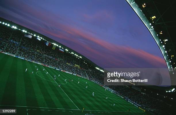 General view of the Stade de la Beaujoire during the World Cup group F game between Yugoslavia and the USA in Nantes, France. \ Mandatory Credit:...