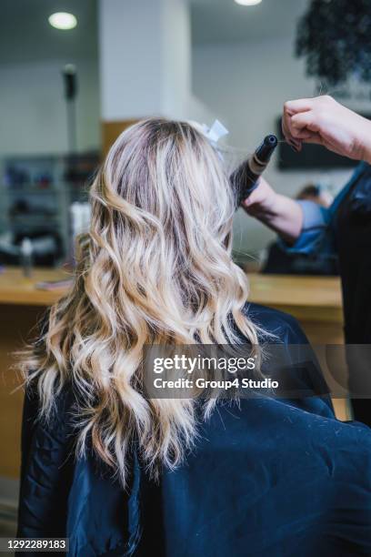 hair salon - hairdresser tools stock pictures, royalty-free photos & images