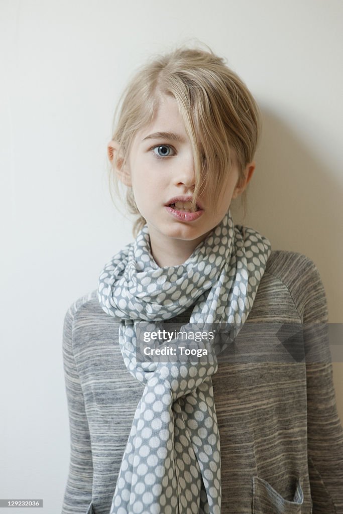 Portrait Of Young Girl With Attitude High-Res Stock Photo - Getty Images