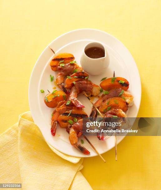 Apricot Shrimp and Prosciutto Skewers