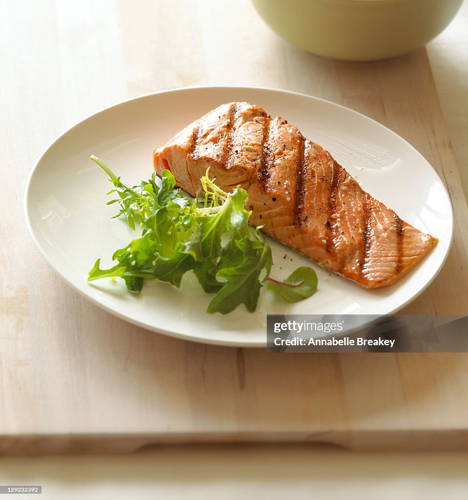 Grilled Salmon Seafood Fish Healthy Entree