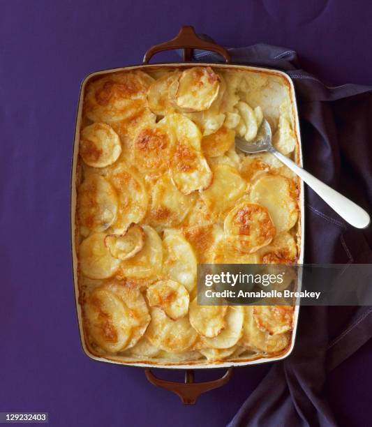 root vegetable gratin - gratinerad bildbanksfoton och bilder