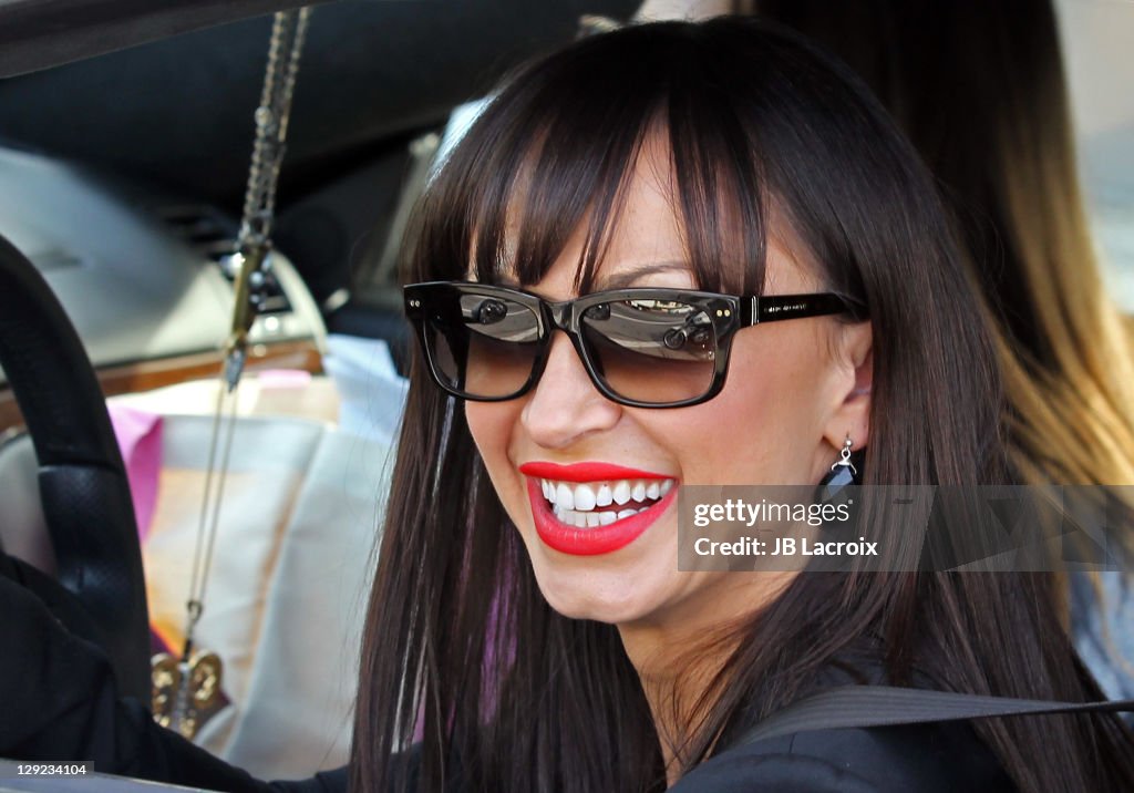 Celebrity Sightings In Los Angeles - October 14, 2011