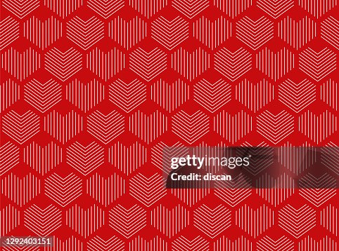 Seamless Heart Pattern. Ideal for Valentine's Day Wrapping Paper. Seamless Heart Pattern. Ideal for Valentine's Day Wrapping Paper.