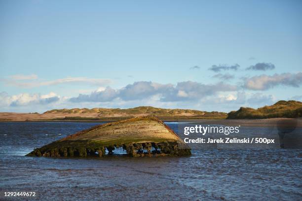 scenic view of sea against sky,newburgh,wigan,manchester,united kingdom,uk - manchester united vs manchester city stock pictures, royalty-free photos & images