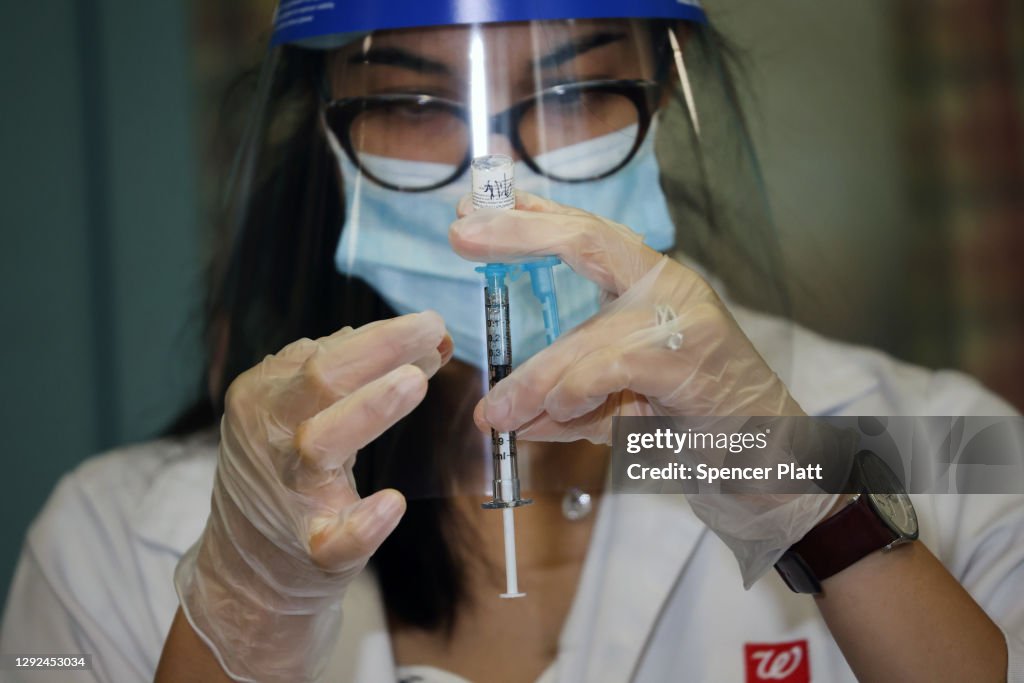 Nursing Home Residents In New York City Receive COVID-19 Vaccine