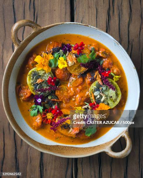directly above shot of food in bowl on table,london,united kingdom,uk - azucar stock pictures, royalty-free photos & images