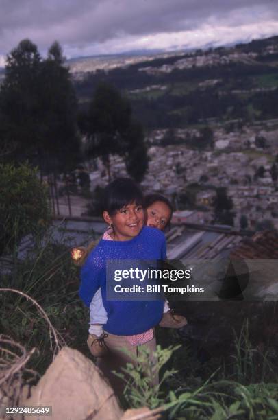 June 1992: Children at orphanage. June 1992 in Quito