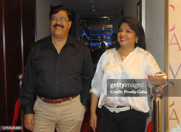 Ashok Chopra and Madhu Chopra attend the launch of the M.A.C and Mickey Contractor's collection on January 22, 2011 in Mumbai,India