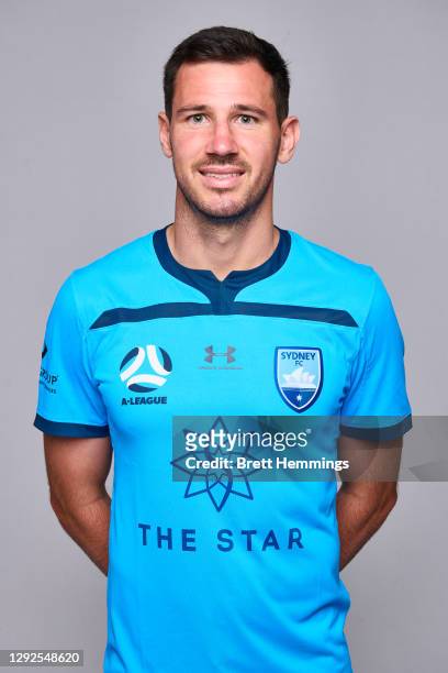 Ryan McGowan poses during the Sydney FC A-League 2020/21 Headshots Session at Jubilee Stadium on December 22, 2020 in Sydney, Australia.