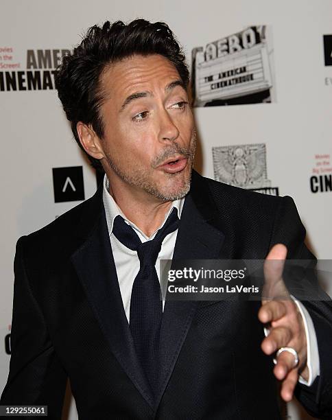 Rd Jr 188 Robert Downey Jr Receives 25th American Cinematheque Award Stock ...