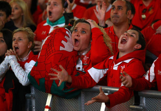 GBR: Millennium Stadium Live Screening Of Wales v France Rugby World Cup Semi-Final