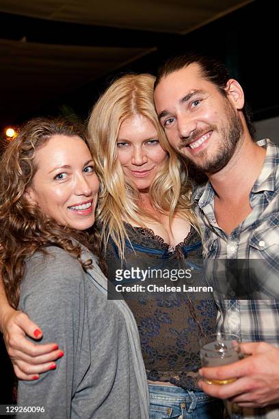 Actress Peta Wilson and guests attend the grand opening weekend of The Writers Room on October 14, 2011 in Los Angeles, California.