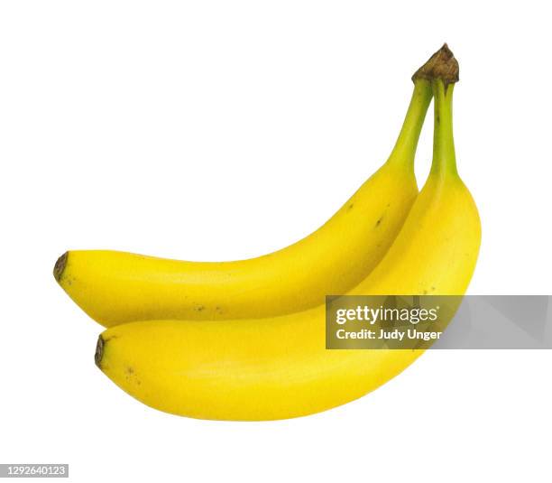 bananen zwei - zwei gegenstände stock-grafiken, -clipart, -cartoons und -symbole