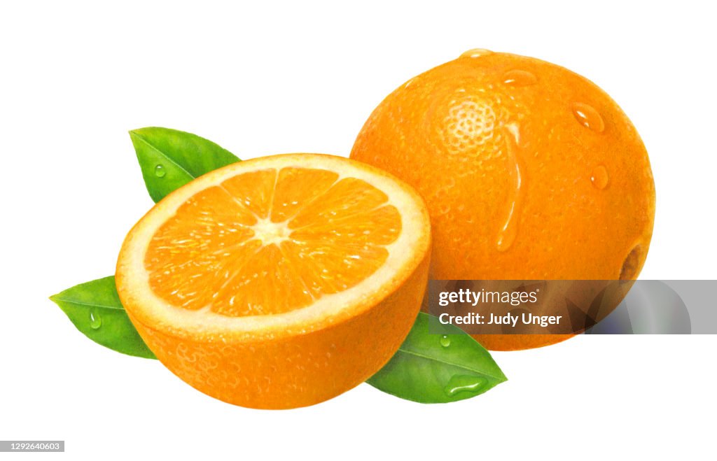 Orange Navel & Half