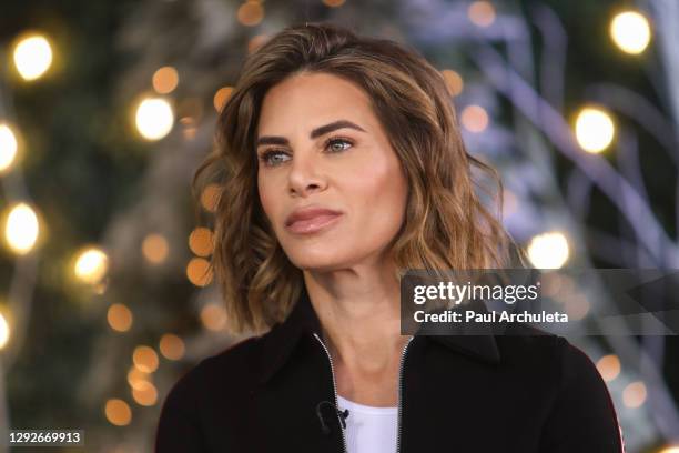 Personality / Fitness Expert Jillian Michaels visits Hallmark Channel's "Home & Family" at Universal Studios Hollywood on December 22, 2020 in...