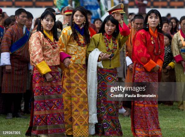 The Queen mothers, from left Ashi Tshering Yangdon Wangchuck, Queen