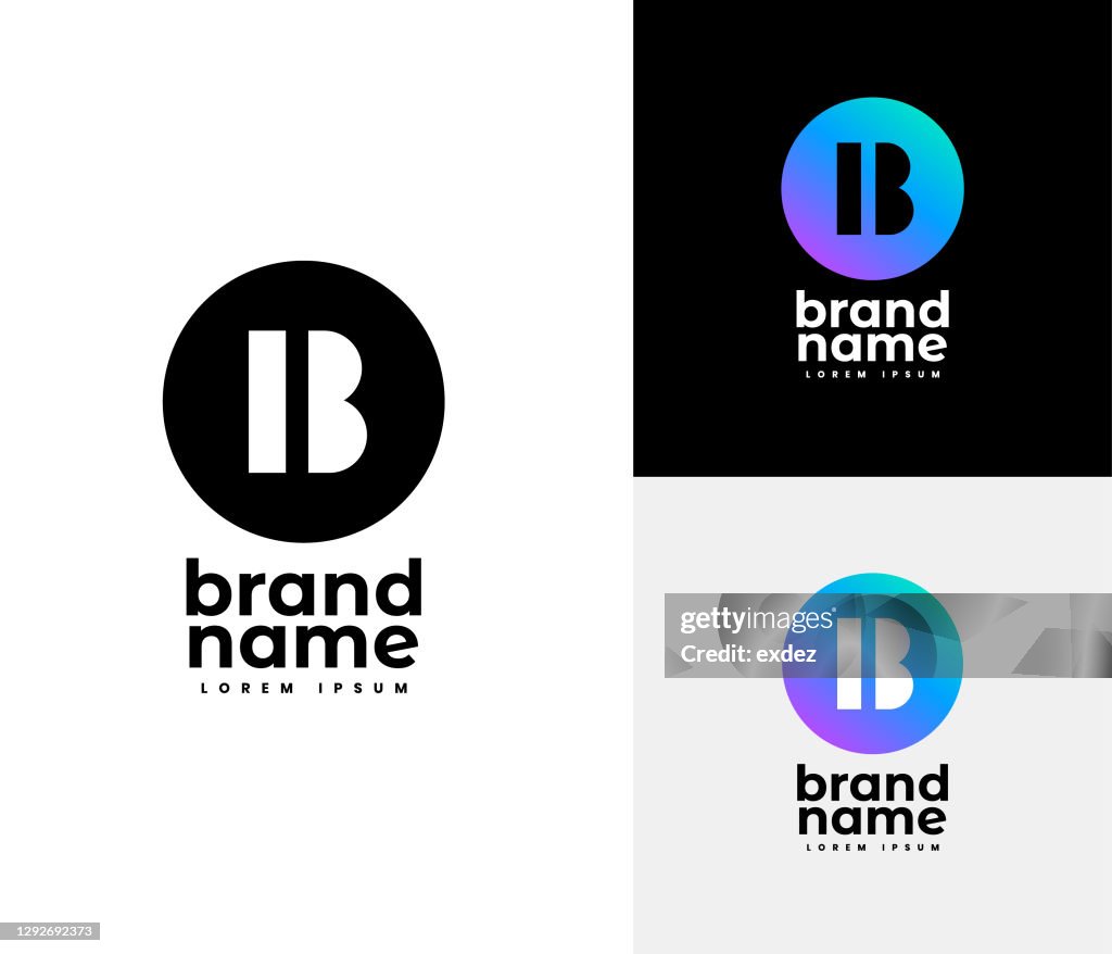 Conjunto de logotipos B