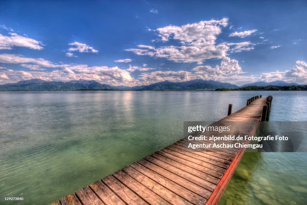 Pier at sea