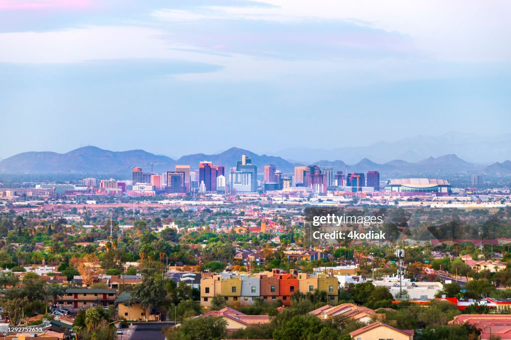 Phoenix, Arizona downtown skyline