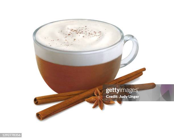 chai latte - chai tea stock illustrations