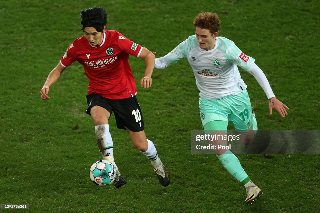 Hannover 96 v SV Werder Bremen - DFB Cup: Second Round