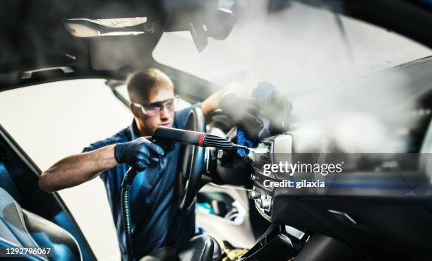 car detailing service deep interior cleaning. - car detailing stock pictures, royalty-free photos & images