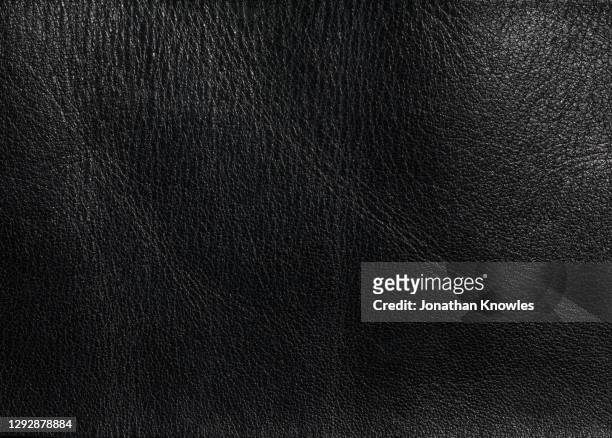 close up black leather - leather background imagens e fotografias de stock