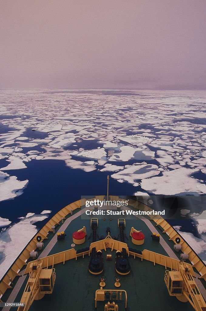 Ice breaking bellot strait