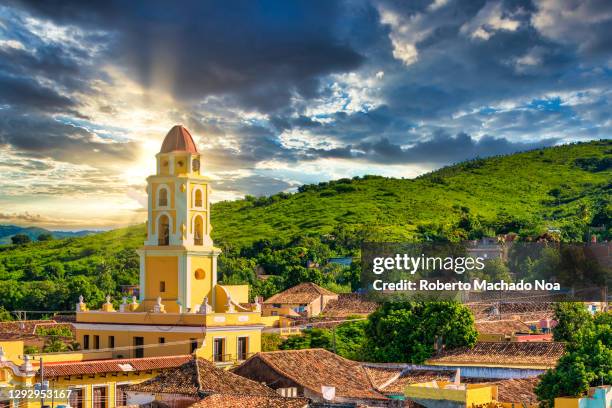 trinidad, cuba, digital enhancement - trinidad cuba stock pictures, royalty-free photos & images