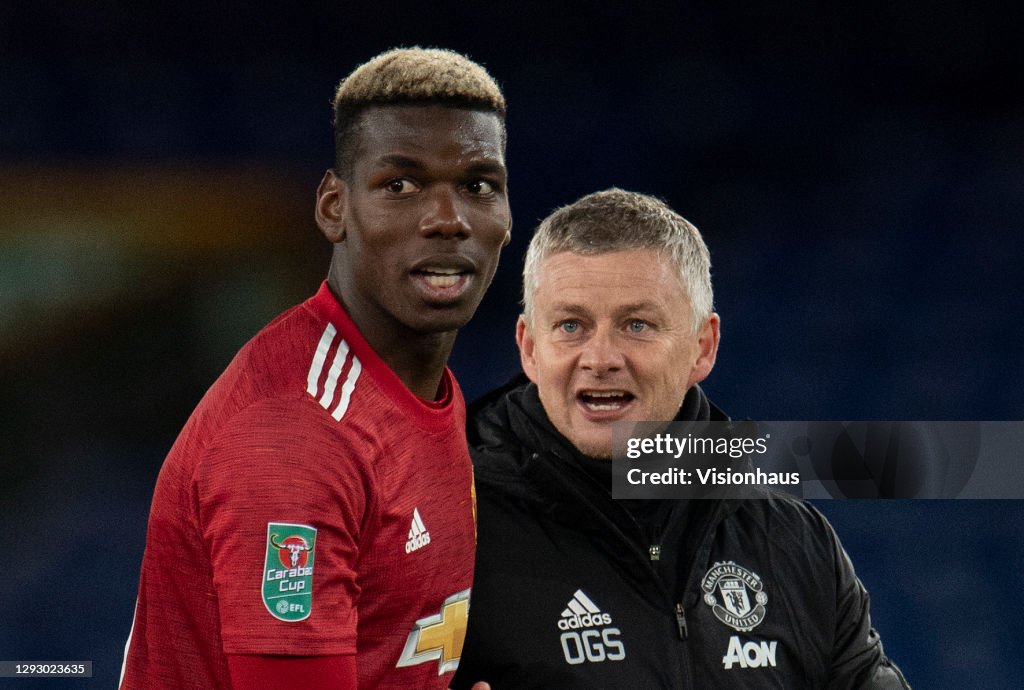 Everton v Manchester United - Carabao Cup Quarter Final