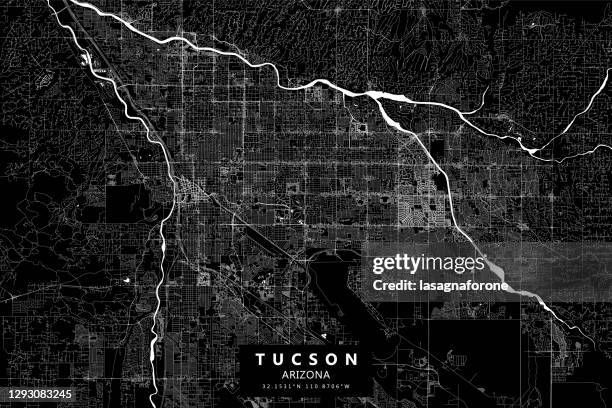 ilustrações, clipart, desenhos animados e ícones de tucson, mapa vetorial do arizona - canyon