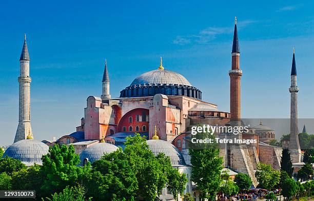 turkey, istanbul, haghia sophia mosque - hagia sophia stock-fotos und bilder