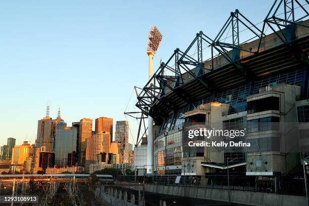 General view of the MCG as sport with fans returns to Melbourne, ahead of day one of the Second Test match between Australia and India at Melbourne...