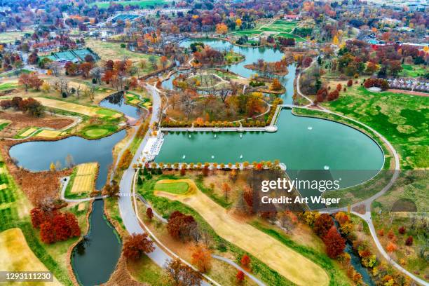 forest park st. louis - missouri landscape stock pictures, royalty-free photos & images