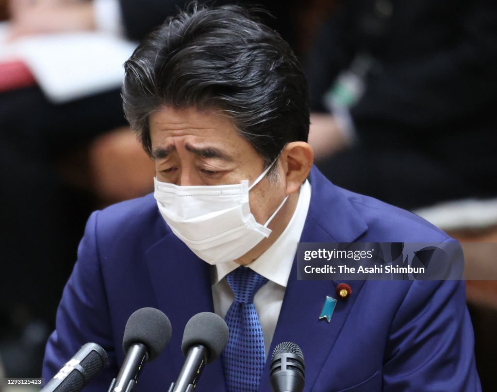 Former PM Abe Apologises At Diet Session