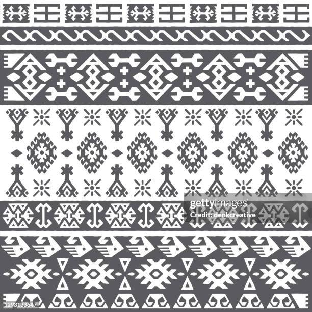 indian textile designs seamless pattern - carpet texture stock illustrations