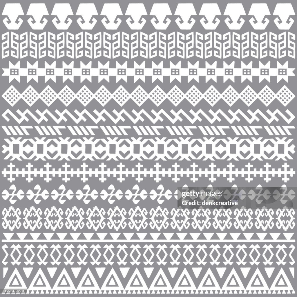 Aztec Quilt Seamless Pattern