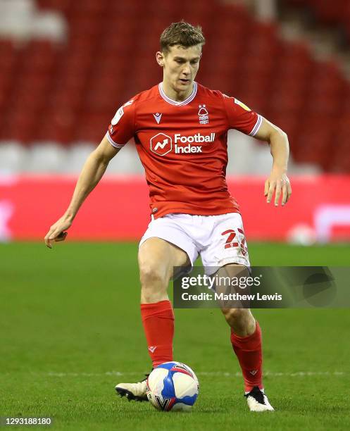 Ryan Yates of Nottingham Forest in action during the Sky Bet Championship match between Nottingham Forest and Rotherham United at City Ground on...