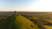 The famous Glastonbury Tor in Somerset